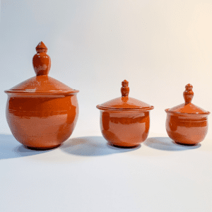 3LÜ ÇANAKLAR DIŞ SIRLI İÇ SIRSIZ